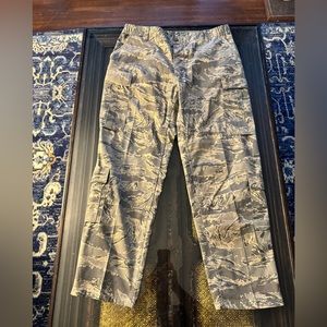 US Air Force Pants Mens 38 S Green Digital Utility Camo Cargo Trouser
